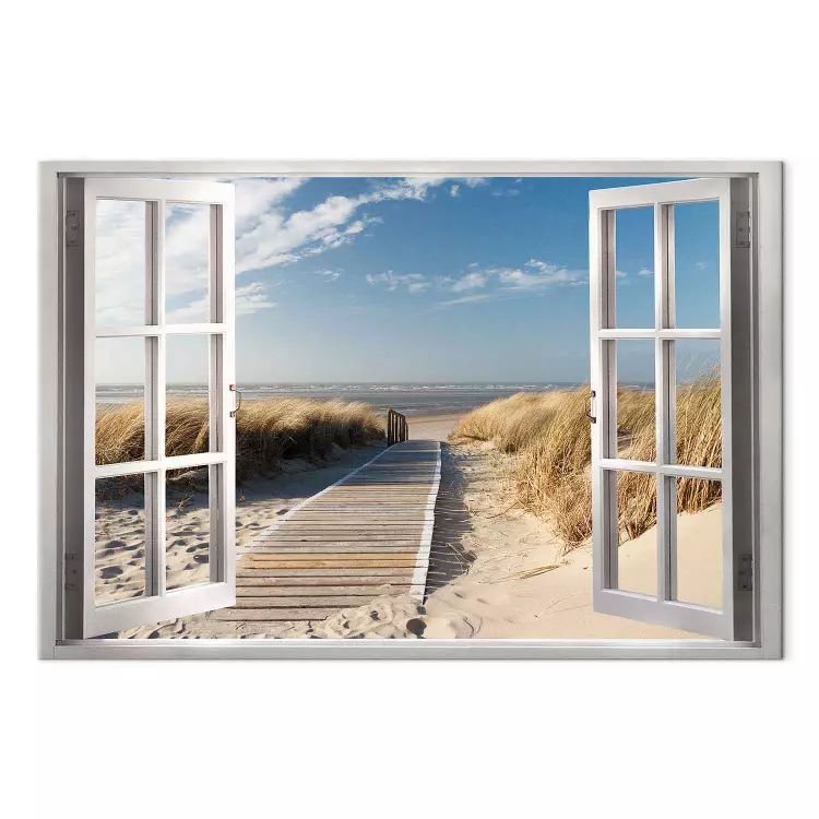 Window: View of the Beach