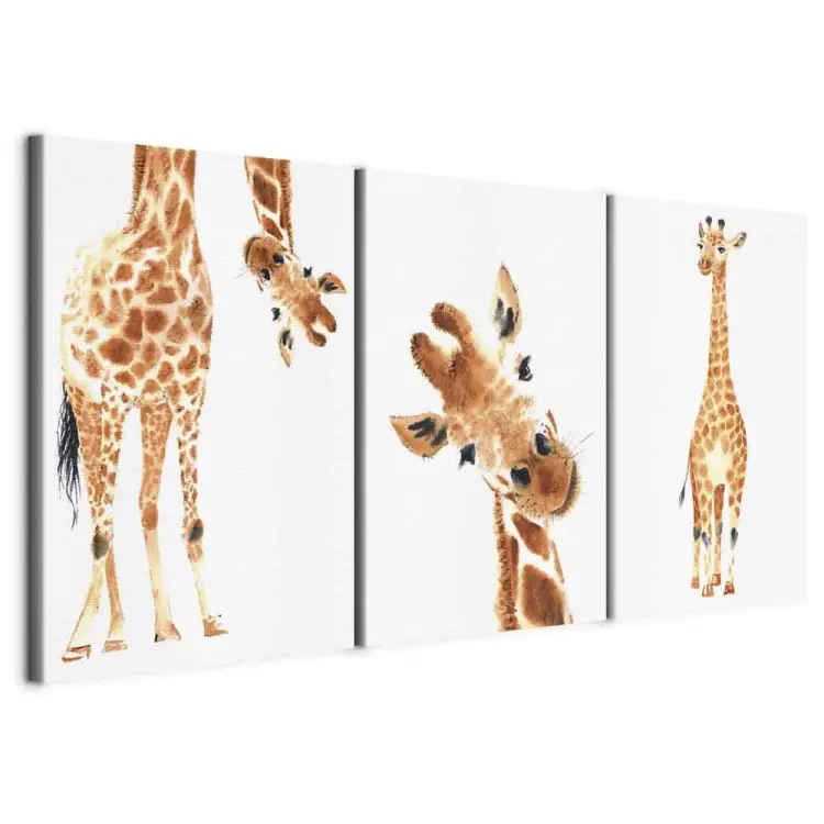 Grappige giraffen (3-delig)