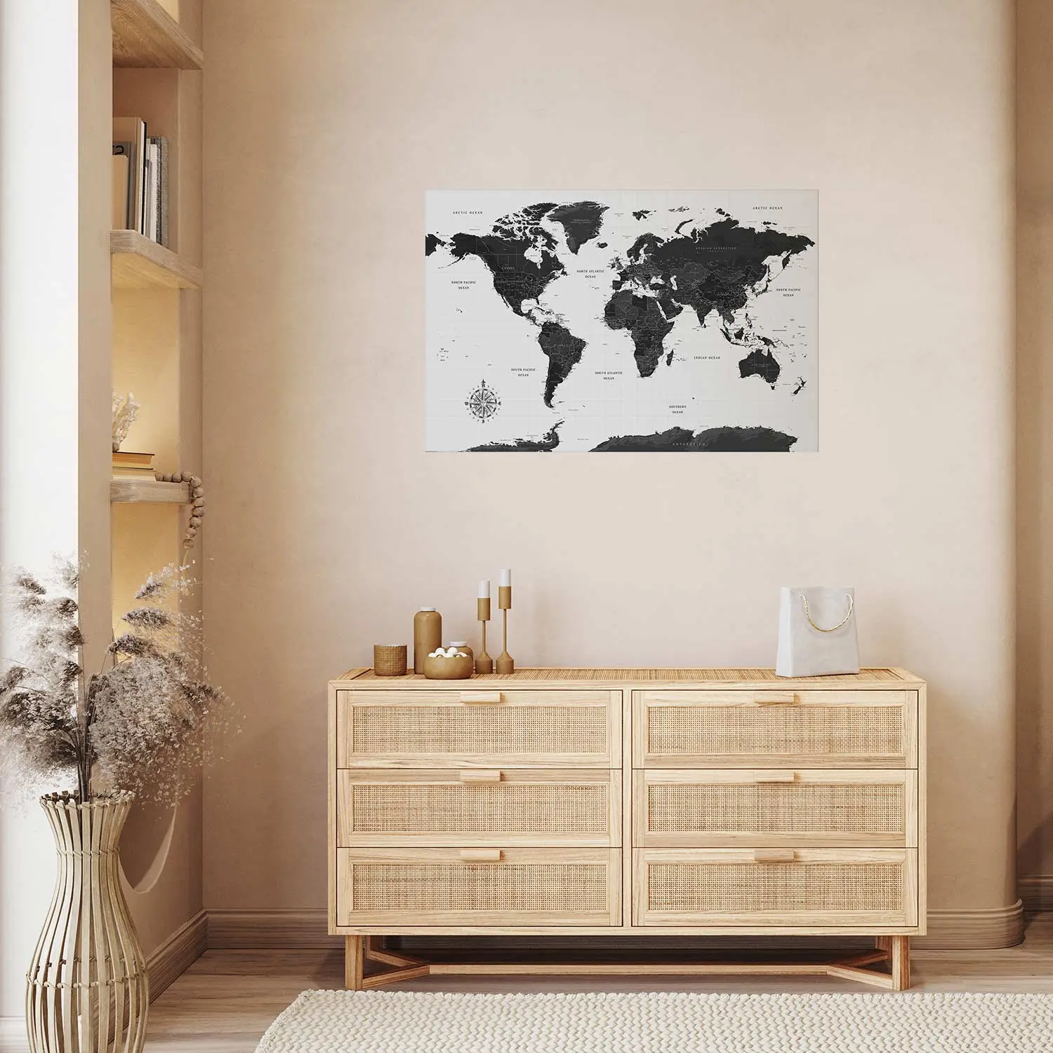 Artery8 1892 World Time Calculator Flat Earth Map Gleason Artwork