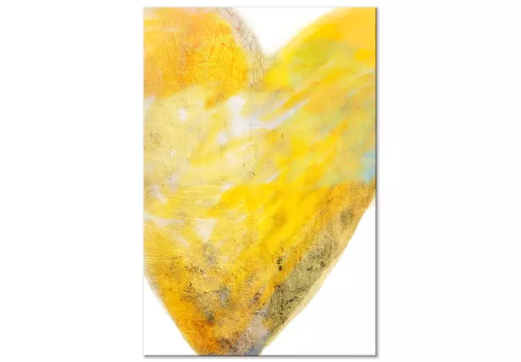 Geschilderd met het hart (1-delig) - Kunst van liefde in gele tint