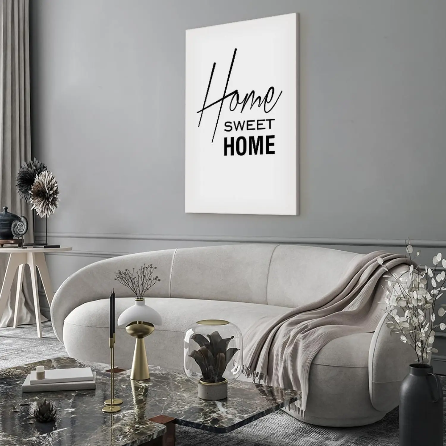 hyidecorart Canvas Schilderij Set Woonkamer, Boho Schilderijen Saliegroen, Nordic Minimalistisch Modern Prints Wall Decoration Slaapkamer Kantoor Keuken Badkamer