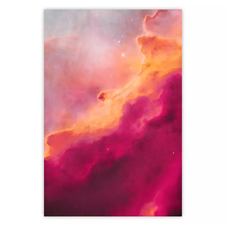 Roze Nevel - abstract landschap van de lucht met een achtergrond van kleurrijke wolken