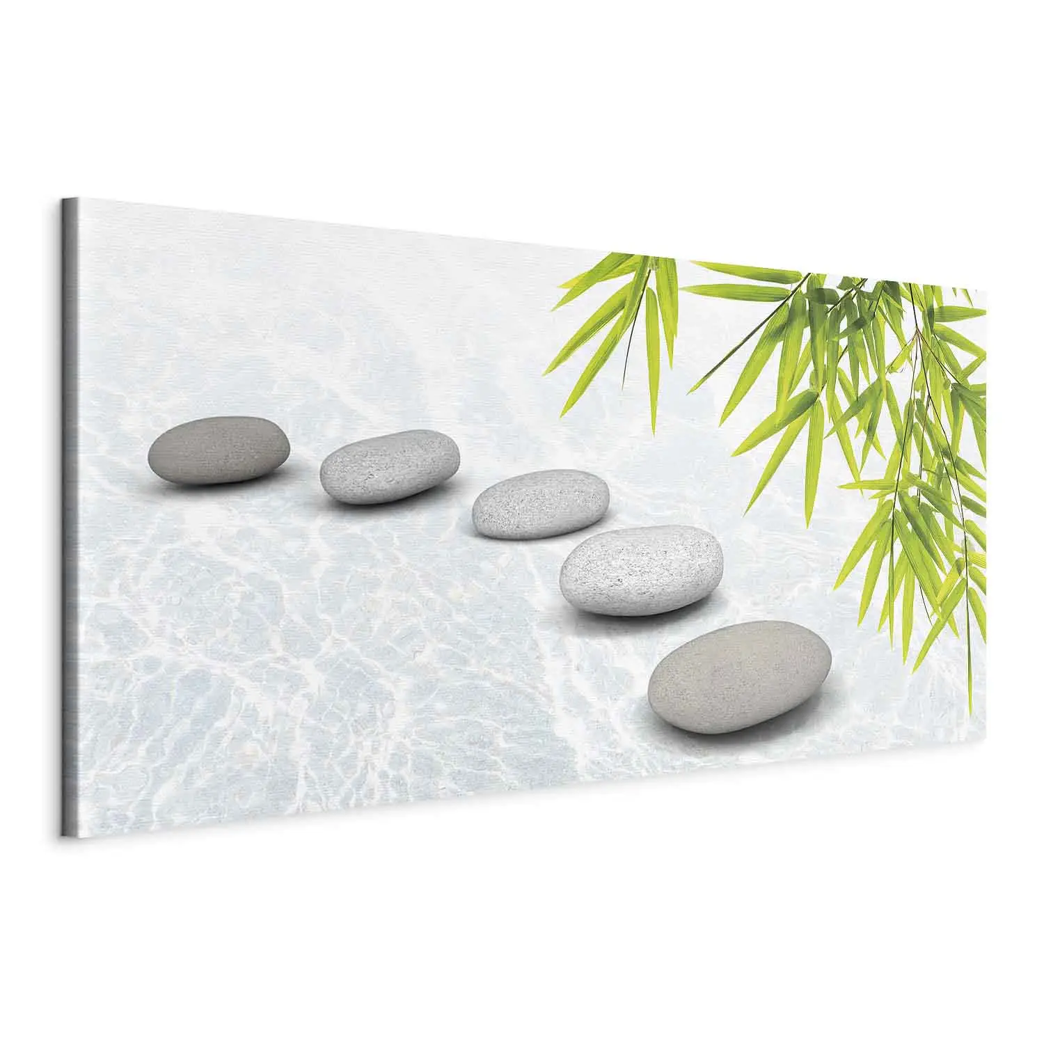 Grote XXL schilderij Stenen rust II - Zen-stijl compositie met