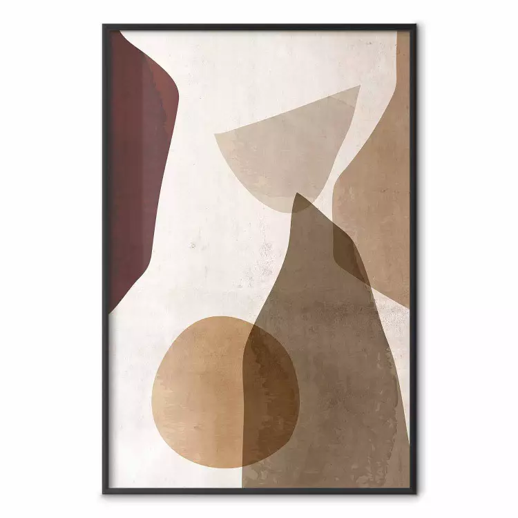 Herfstschakel - compositie van abstracte geometrische figuren