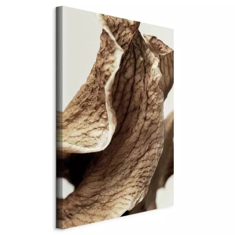 Beeldhouwwerk van wind (1-delig) verticaal - bladerlandschap in boho-motief