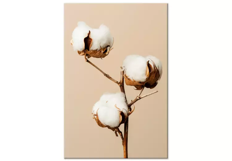 Zachte verzadiging (1-delig) verticaal - witte bloem in boho-stijl