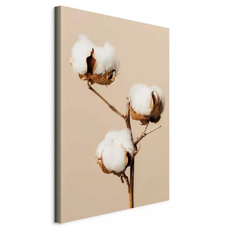 Zachte verzadiging (1-delig) verticaal - witte bloem in boho-stijl