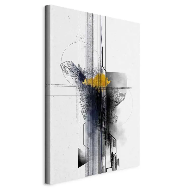 Sentimentele reis verticaal - industriële abstractie