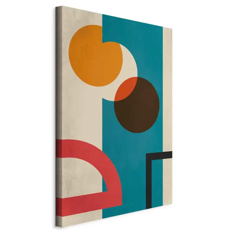Kleurrijke geometrie - abstractie met kleurrijke figuren