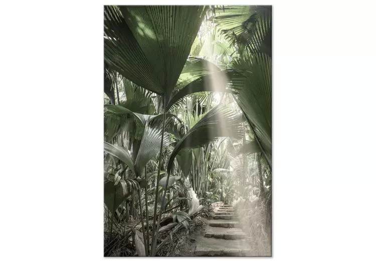 Lichtbundel (1-delig) verticaal - Landschap van tropische vegetatie