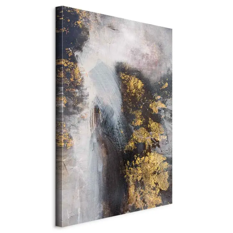 Gouden vacht verticaal - Moderne abstracte textuur