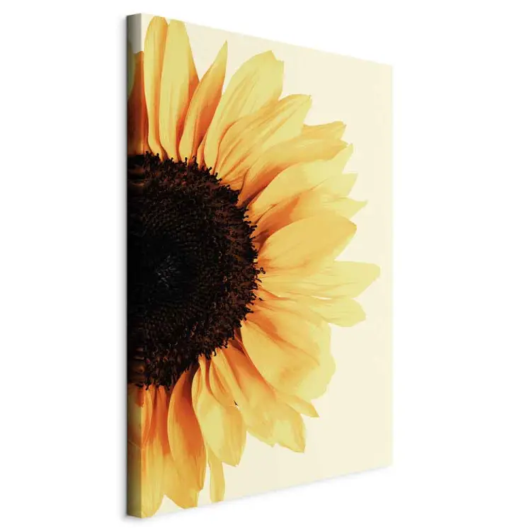 Dichter bij de zon verticaal - Zonnebloem in boho-motief