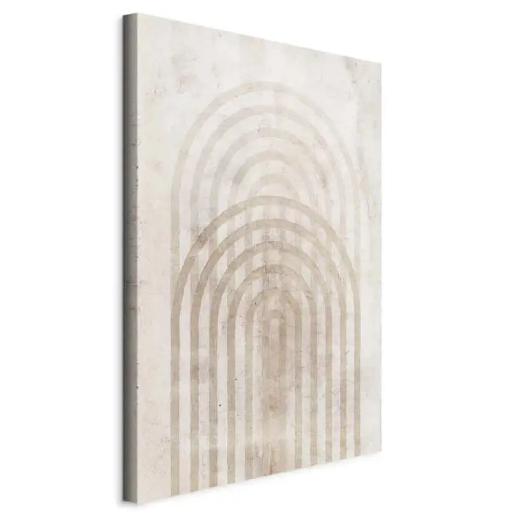 Bruine cirkels - abstractie met geometrische figuren 