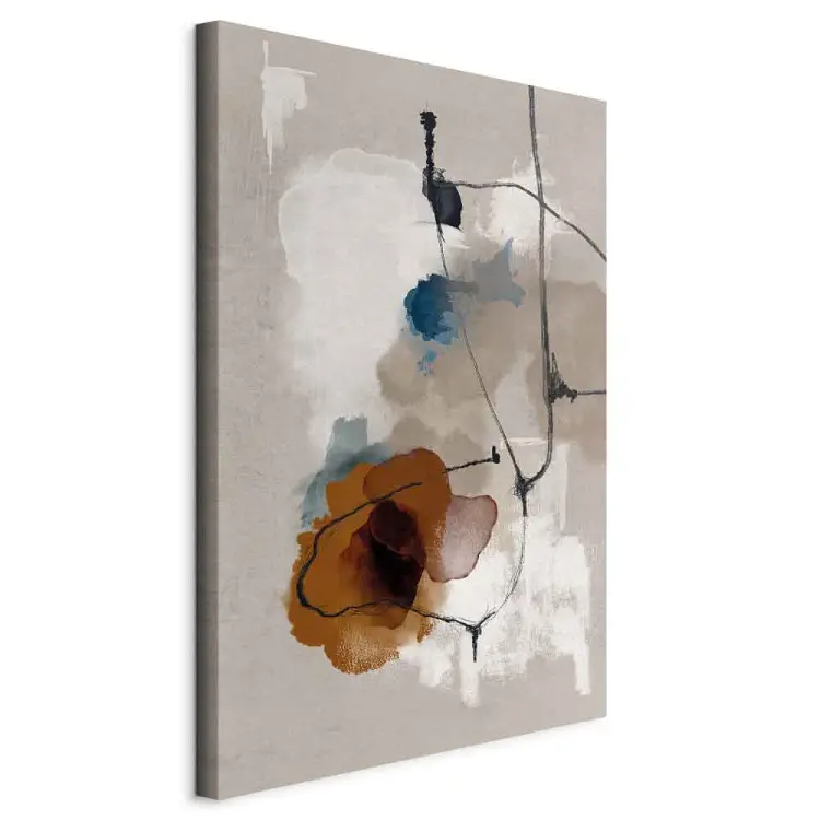 Zomerlandschap verticaal - abstracte patronen in boho-stijl