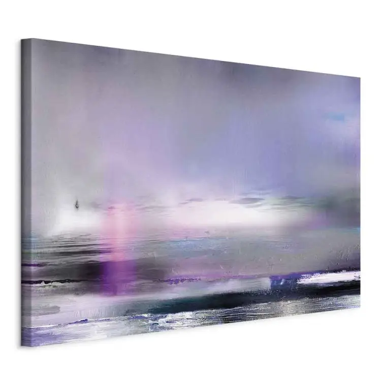 Paarse zonsondergang breed - abstractie met een vleugje paars