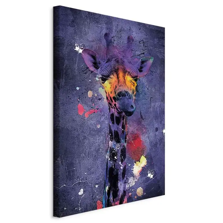 Giraffe Hannah - kleurrijk portret van een Afrikaans dier