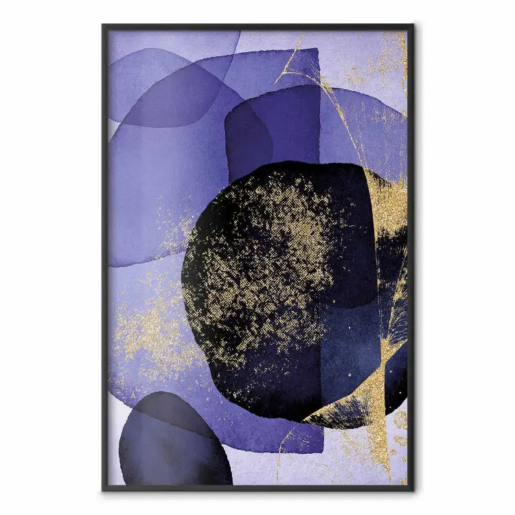 Paarse caleidoscoop - abstracte compositie van kleurrijke patronen
