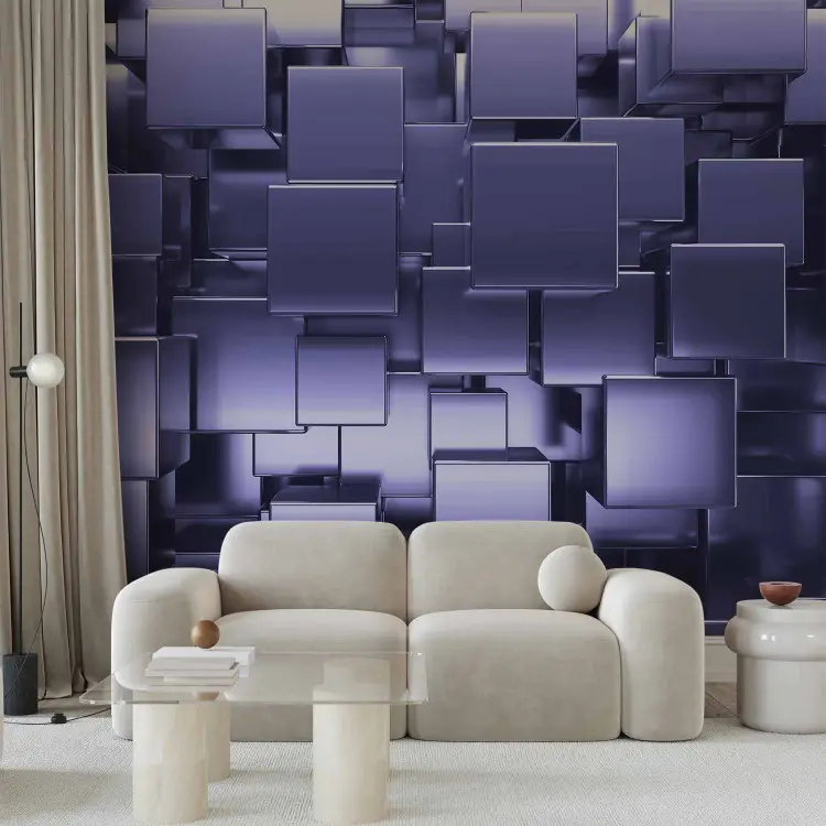 The Violet Face of Geometry - een compositie met een abstract motief