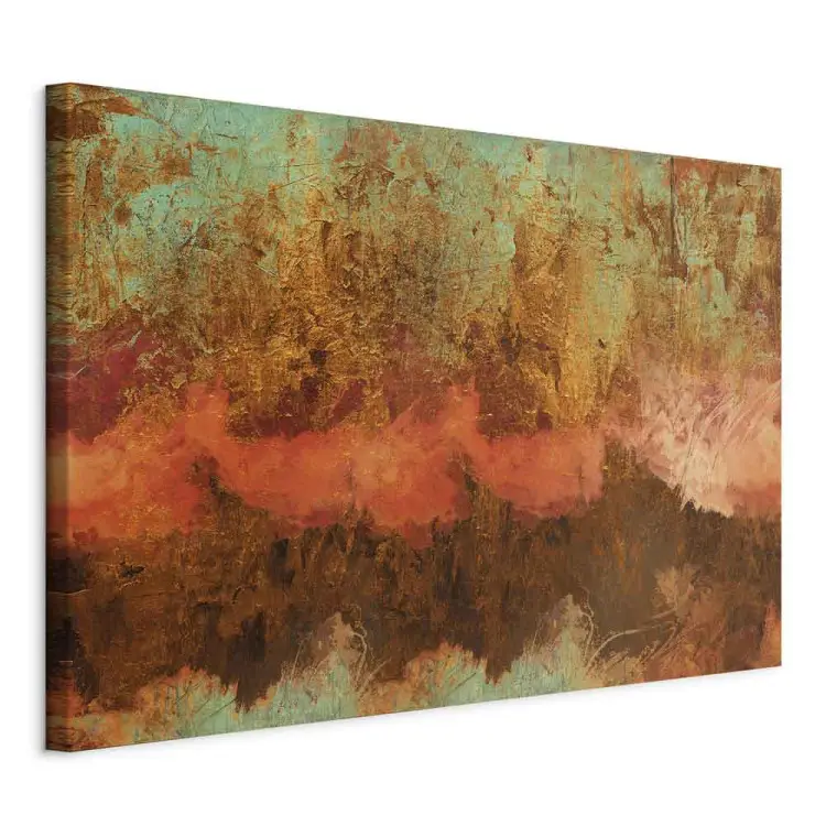 Expressie van leven breed - abstractie in warme tinten