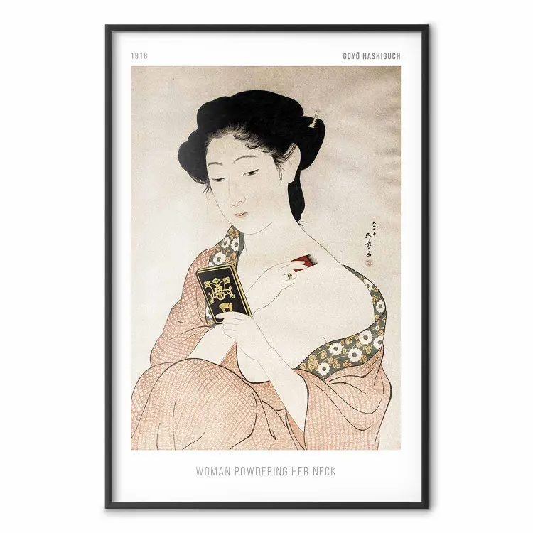 Goyō Hashiguchi - Vrouw die haar nek poedert