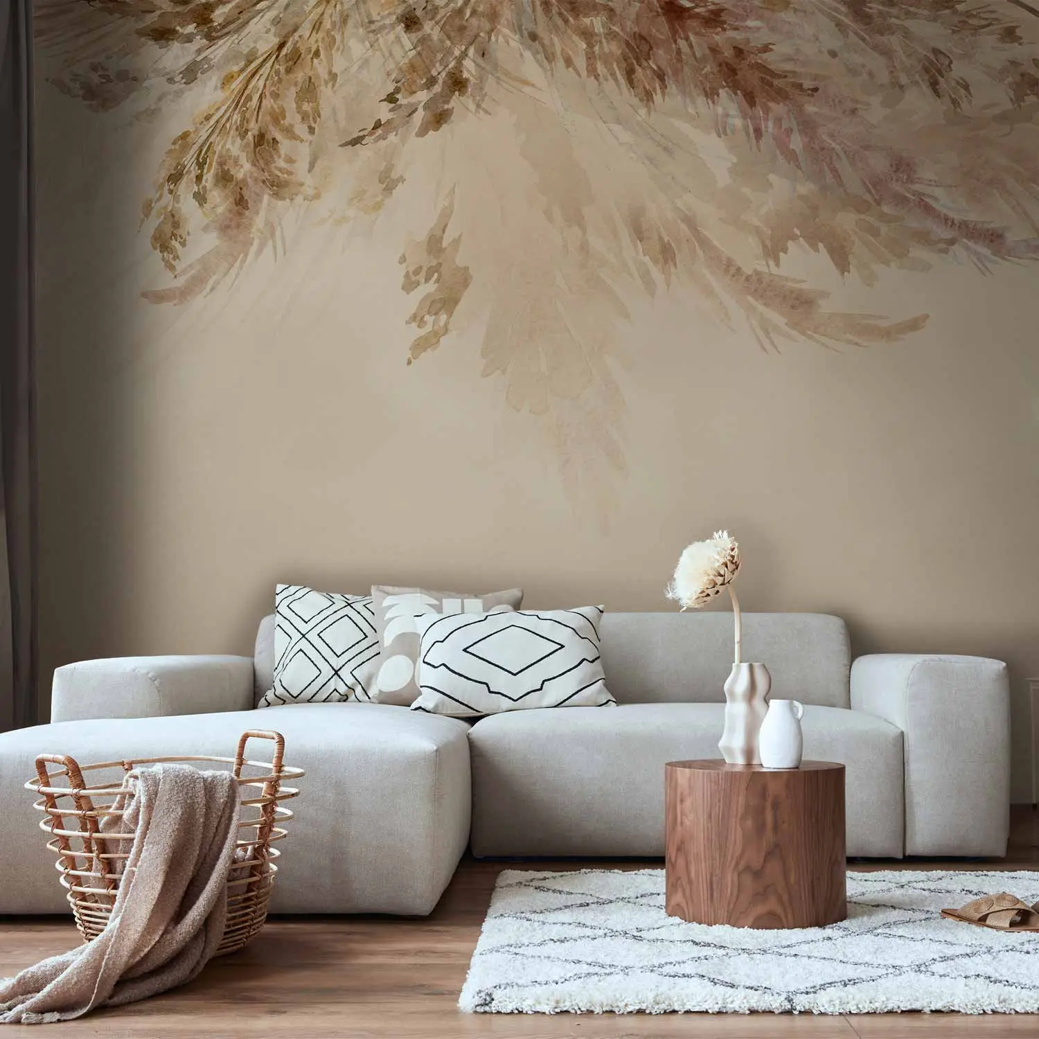 Runa Art Nature Forestiére Schilderij woonkamer XXL groen grijs mist 120 x 80 cm 3-delig wanddecoratie 032331a Runa Art Nature Forestiére Schilderij woonkamer XXL groen grijs mist 120 x 80 cm 3-delig wanddecoratie 032331a