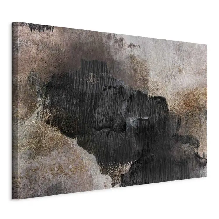 Beige Toevluchtsoord - Abstractie met toevoeging van zwart