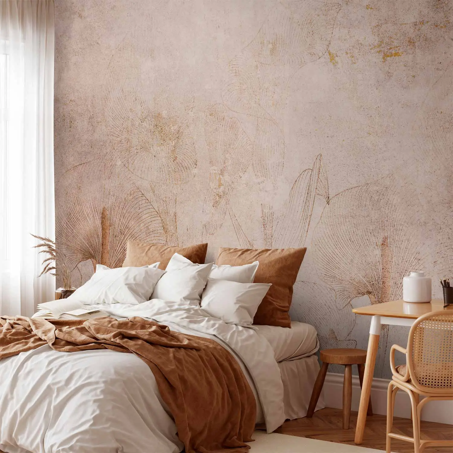 Vliesbehang Beige Plains Voor Woonkamer Slaapkamer Behang Marburg Oxid 3