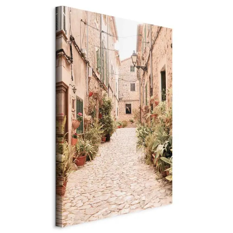 Oude straatjes van Valldemossa - stadslandschap