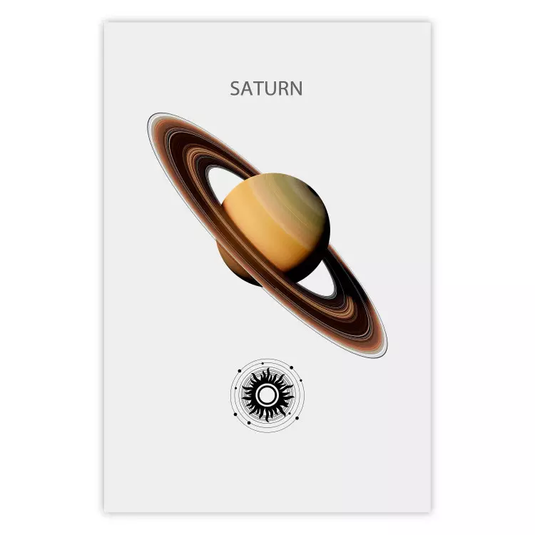 Dynamische Saturnus II - kosmische heerser van de ringen met het zonnestelsel