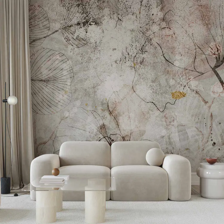 Floraal fresco - natuurlijke planten als wanddecoratie