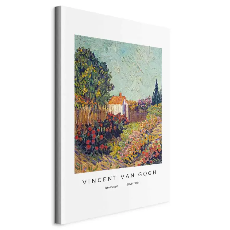 Vincent van Gogh - Landschap van Vincent van Gogh - kleurrijke reproductie