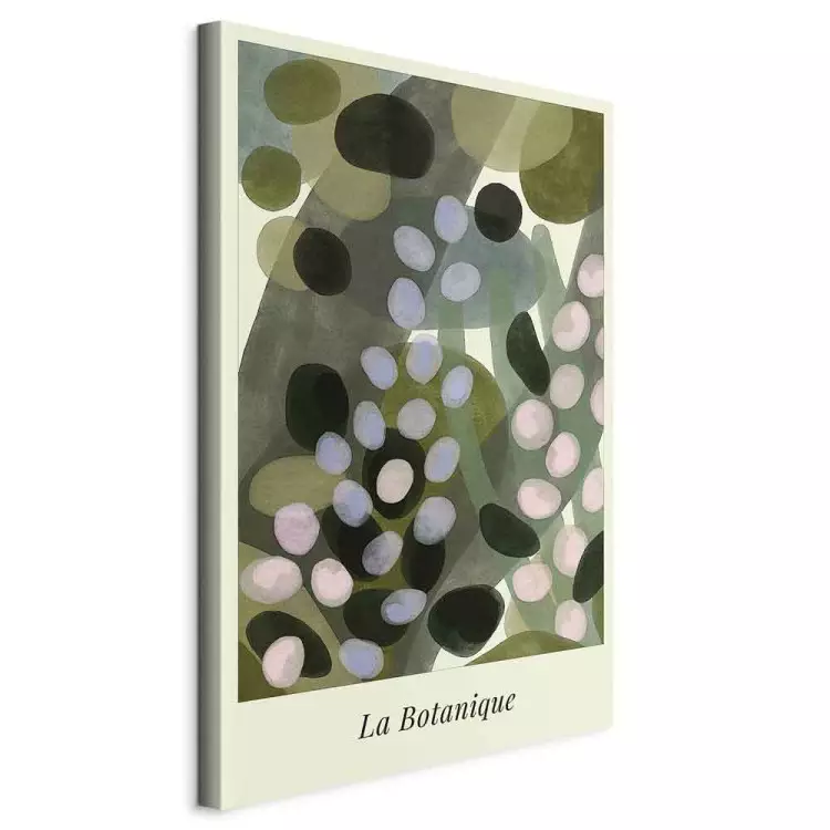 Abstracte weide - vlekken geschilderd in aquarel in groentinten
