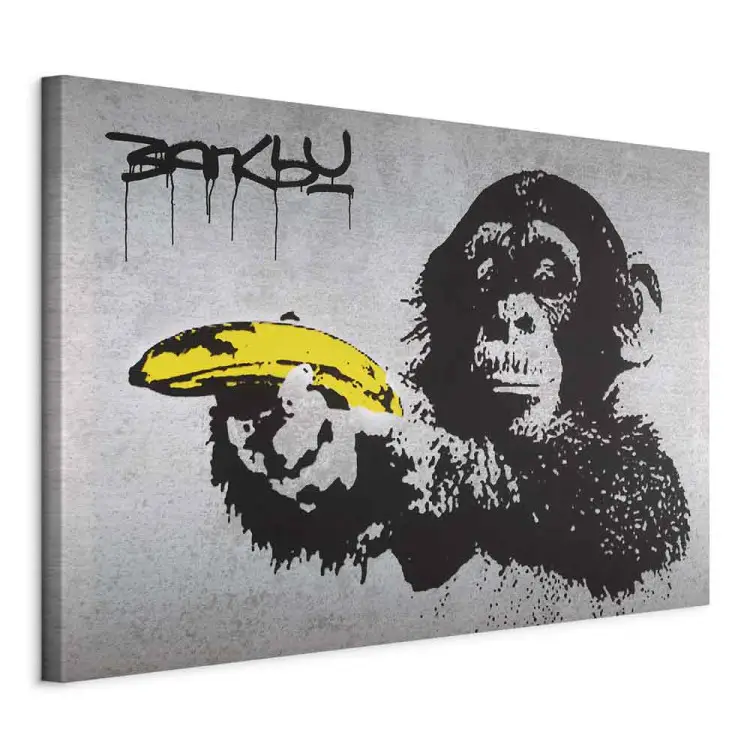Stop of de aap schiet! (Banksy)