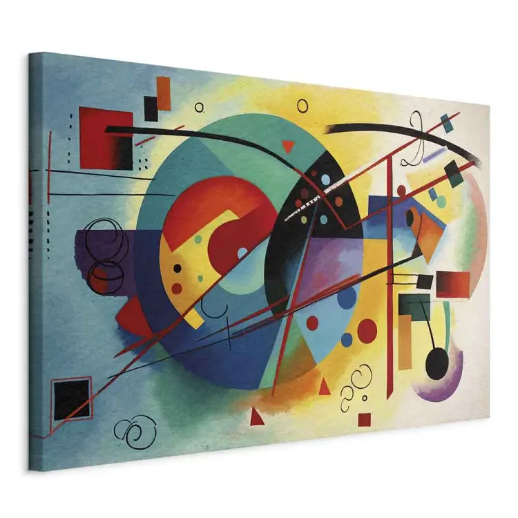 Kleurrijke abstractie - een compositie geïnspireerd op het werk van Kandinsky
