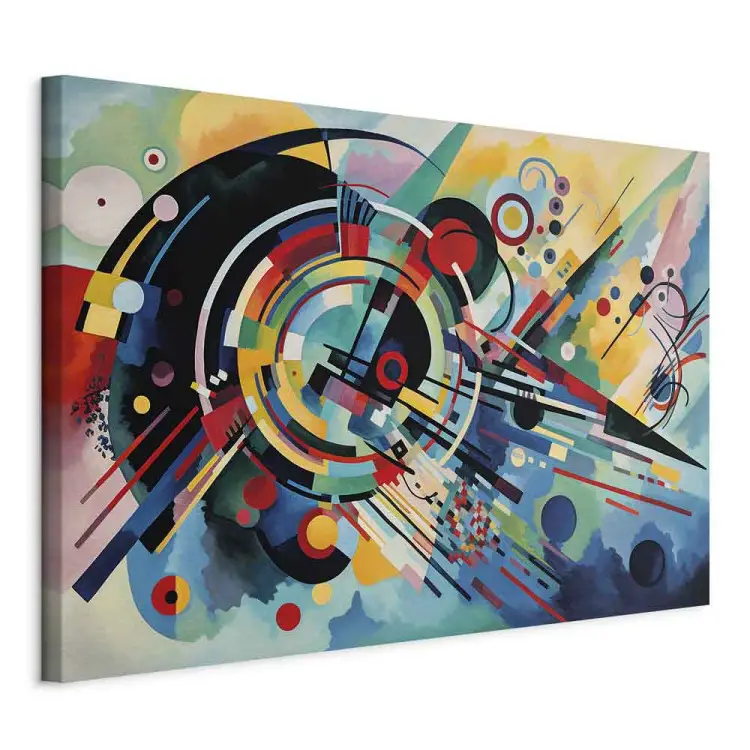 Detonatie van kleur - een abstractie geïnspireerd door de stijl van Kandinsky