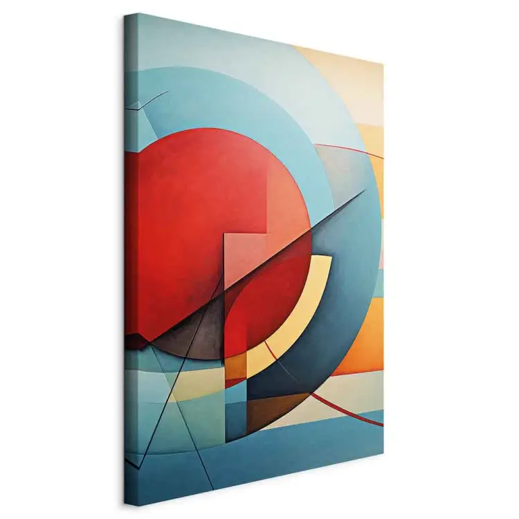 Deconstructie van cirkels - geometrische compositie in de stijl van Kandinsky