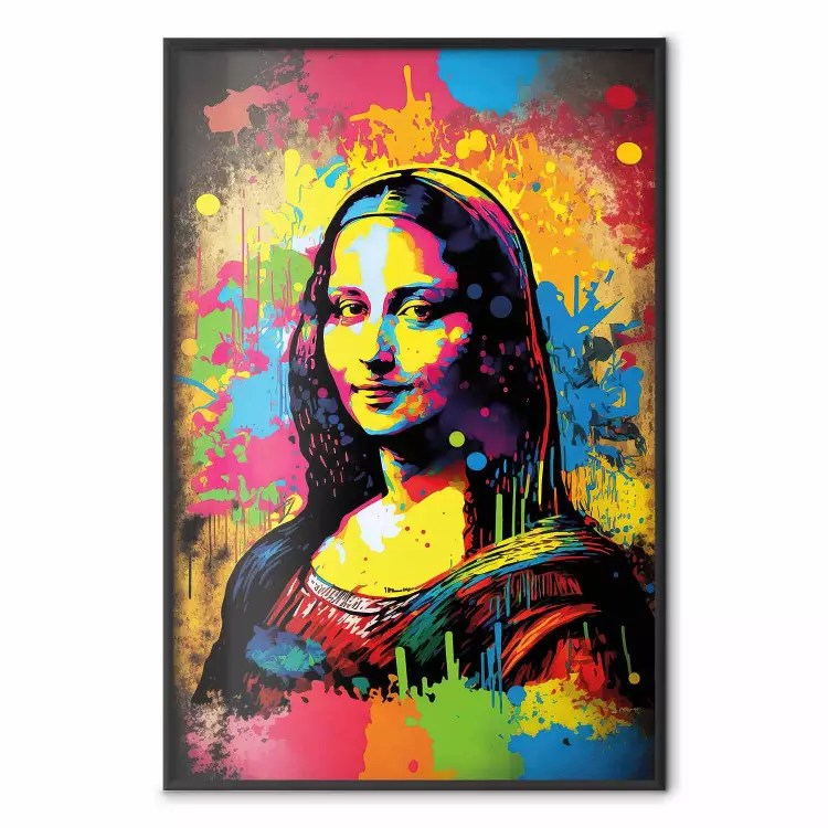 Kleurrijk portret - een AI-gegenereerd werk van Leonardo da Vinci