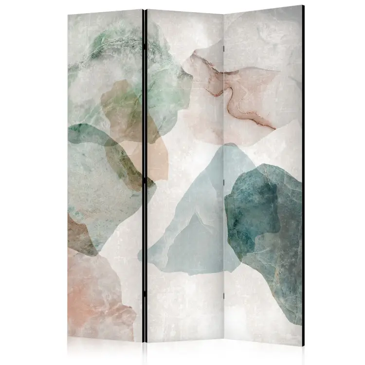 Lente terazzo - abstractie van vormen in pastelkleuren