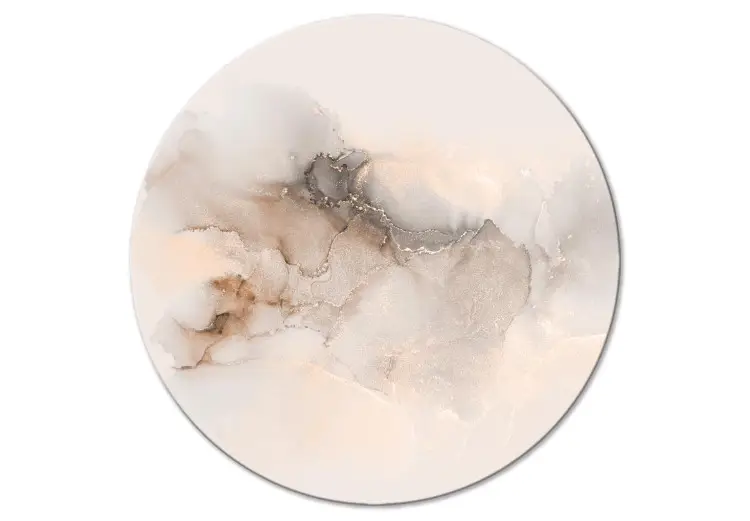 Vergulde reflecties - abstracte beige vlek op marmeren achtergrond