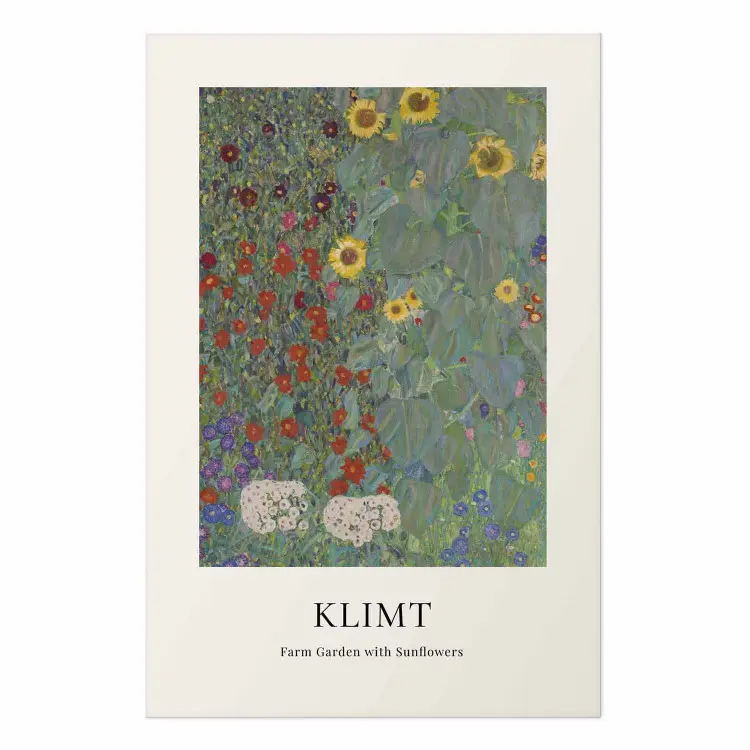 Gustav Klimt - Boerentuin met Zonnebloemen