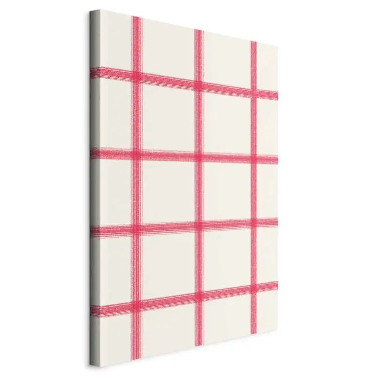 Pastelpatroon - lijnen in roze tinten vormen een geometrisch raster