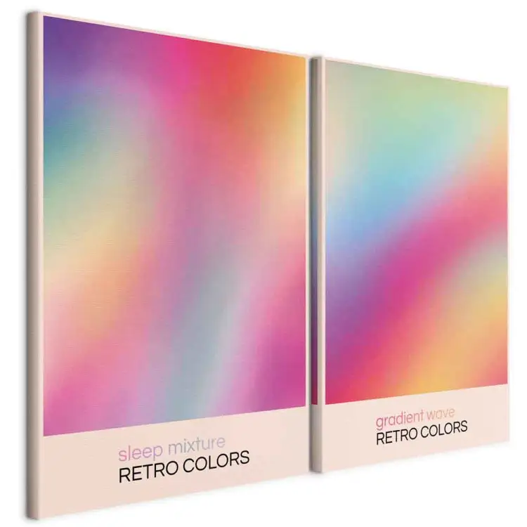 Pastelverloop - subtiele retro-overgangen