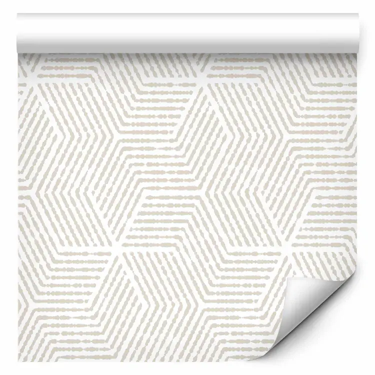Delicate symmetrie - minimalistische compositie met lineaire vormen