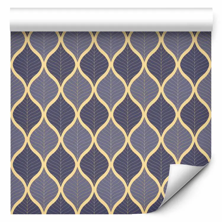 Bladeren elegantie - modern patroon met plantmotieven