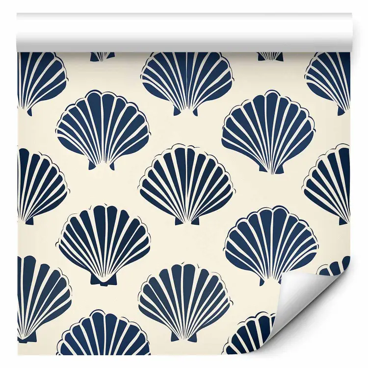 Decoratieve schelpen - herhalend patroon in art-decostijl