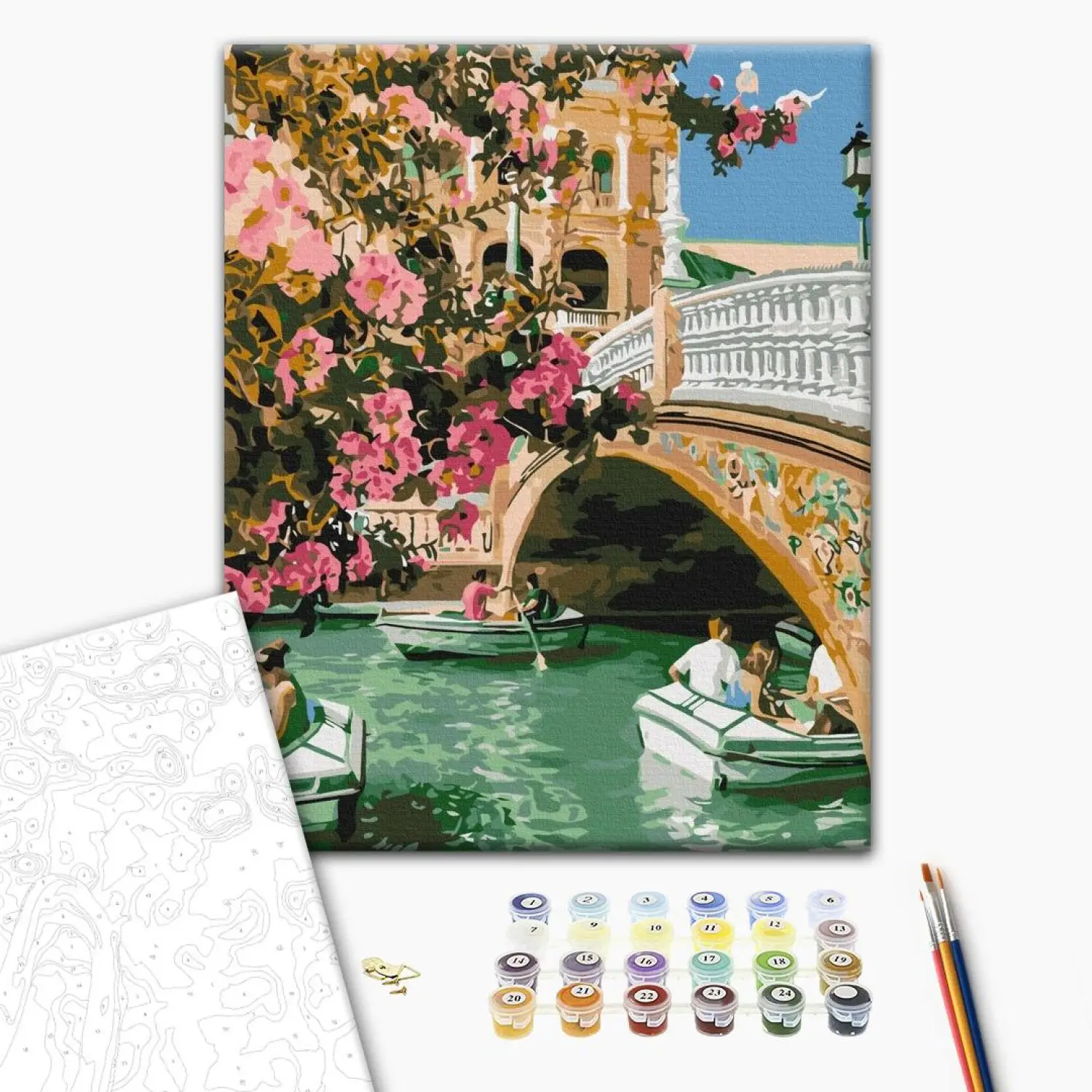 Paint by Numbers Kit voor Volwassenen, 50x65cm DIY Paint by Numbers Kit voor Volwassenen, 50x65cm DIY