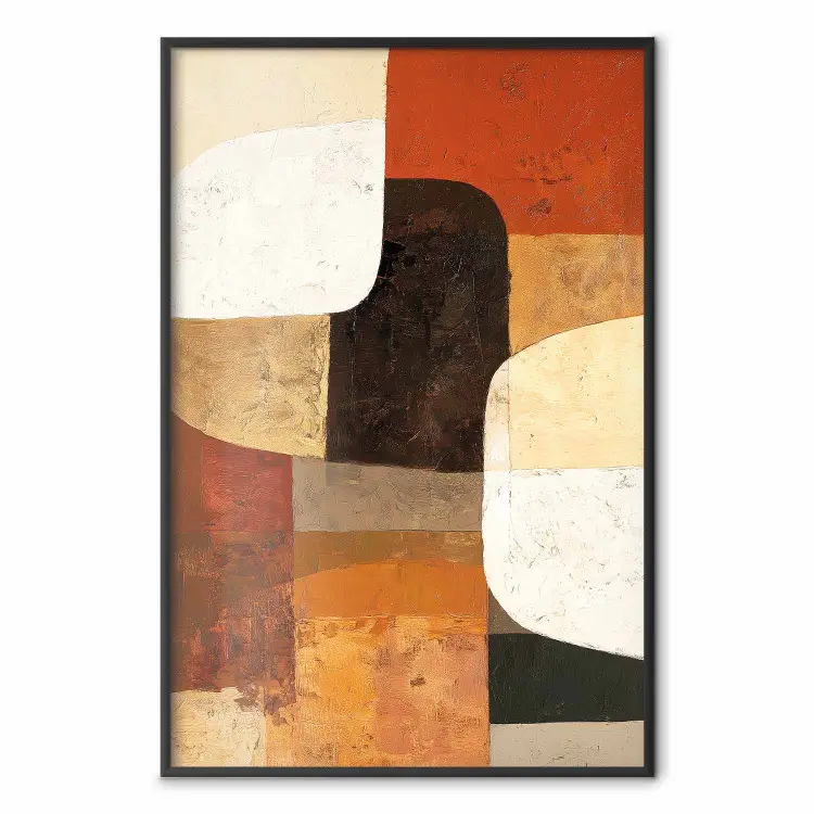 Poster Layered Composition – Textured Earth and Amber Color Blend ...