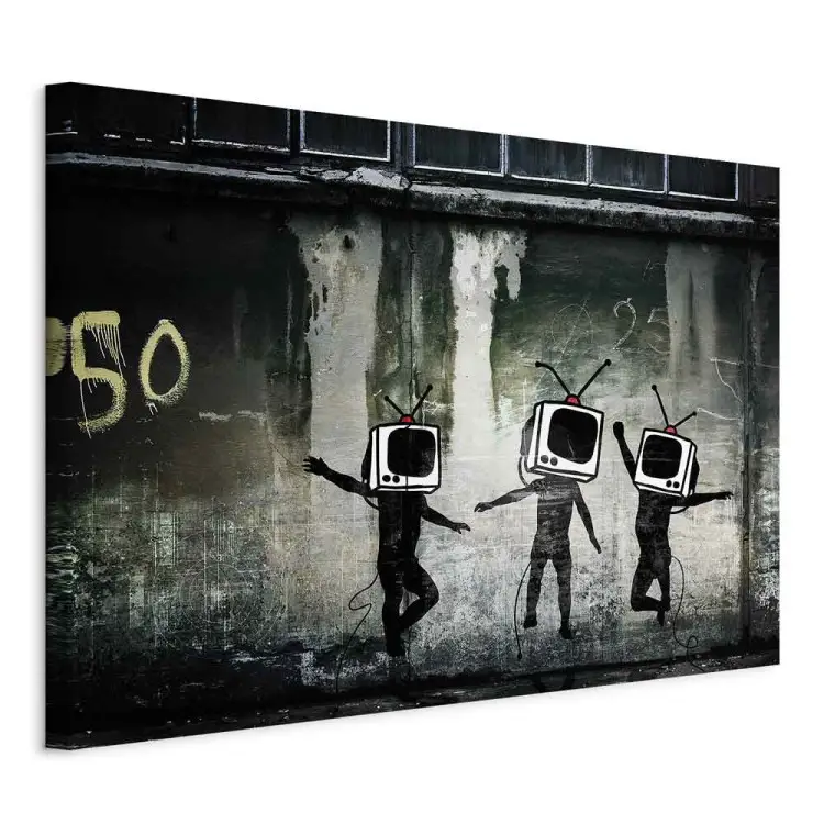 Dance of the TV heads (Banksy)