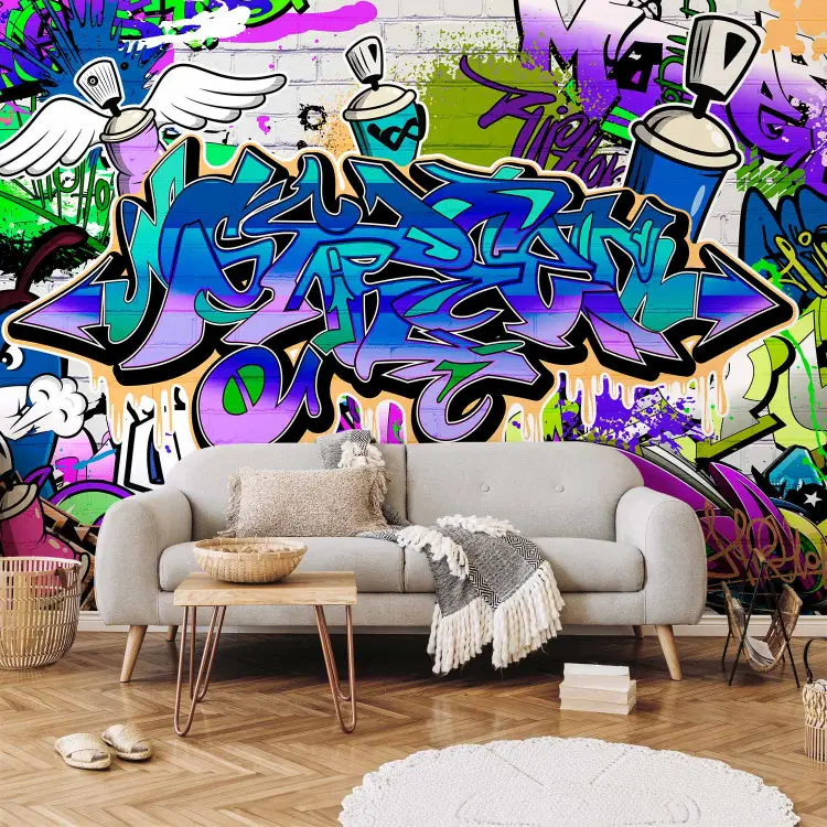 WallArena - Vlies Fotobehang Jongen, 152 x 104 cm - Fotobehang - Behang - voor Woonkamer Slaapkamer - Vliesbehang Wandbehang Behang 3D Effect - incl. Lijm - Voetbal