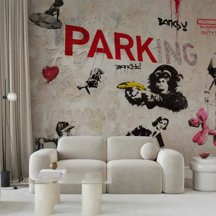 Graffiti collage Banksy